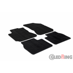 Original Gledring Passform Fußmatten Gummimatten 4 Tlg.+Fixing - Citroen C4 Cactus 2014->